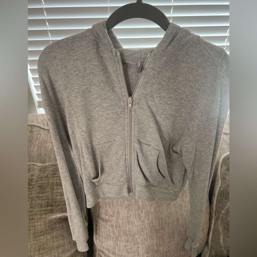 Skims waffle hoodie size XS